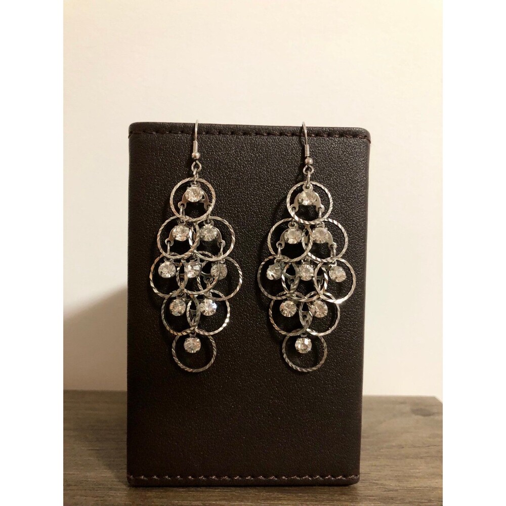 Silver Drop Fashion Earrings
